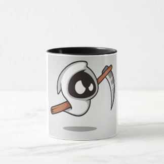 Caneca de Café com Padrão Colorido de Rabiscos | D
