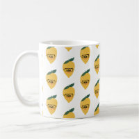 Caneca de Café com Padrão de Desenho Animado de Li