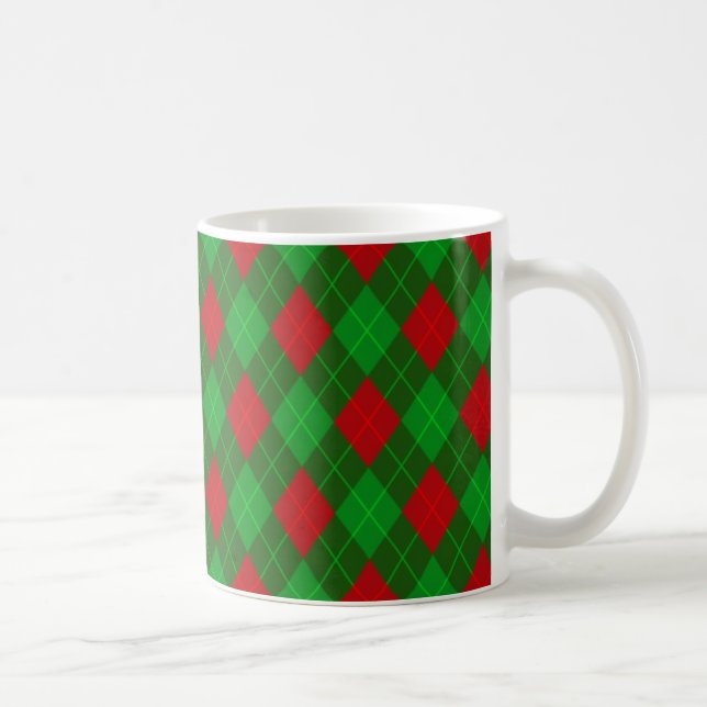 Caneca de café com padrão de Natal (Direita)