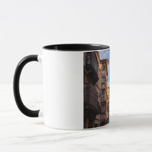 caneca de café com paisagem urbana Two-Tone