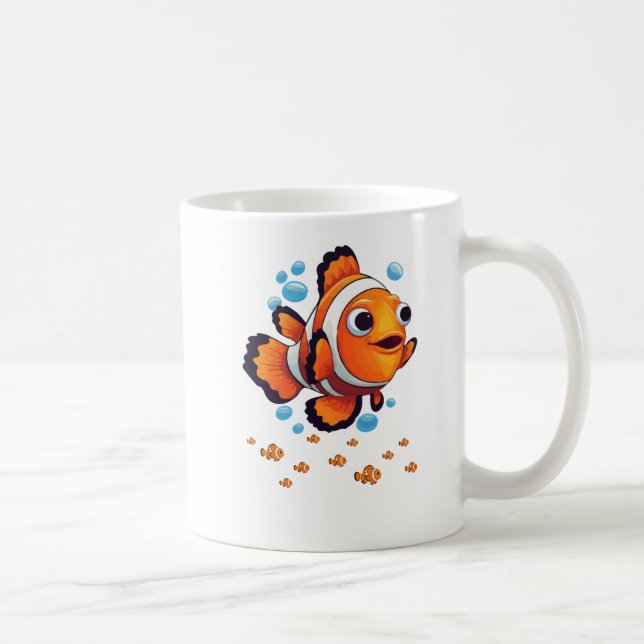 Caneca de Café com Palhaço Fofo (Direita)