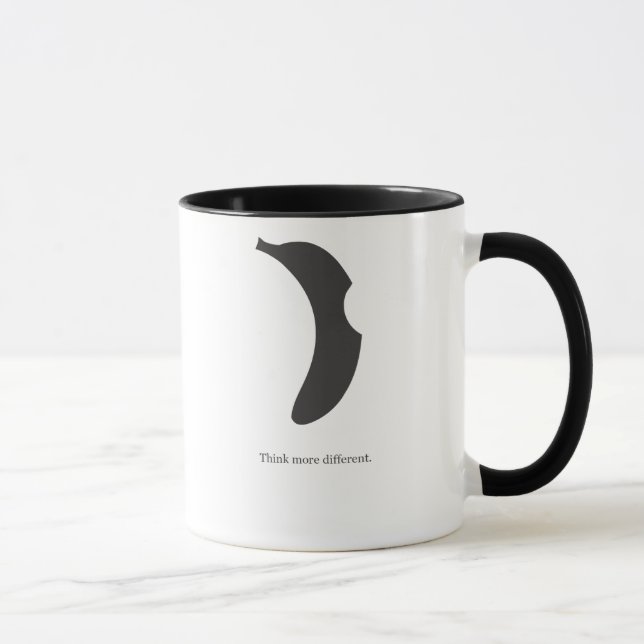 caneca de café com paródia de maçã (Direita)