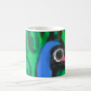 Caneca de Café com Pavão