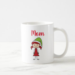 caneca de café com personagem de natal