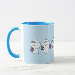 Caneca de Café com Personagens Fofos de Academia K