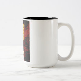 Caneca de café com piano