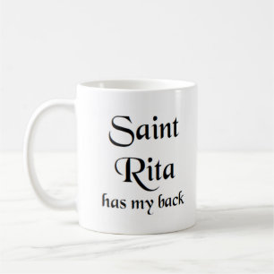 caneca de café com rita santo