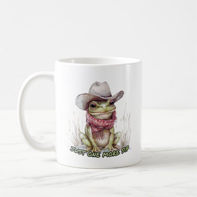 Caneca de Café com Sapo Caprichoso (Esquerda)