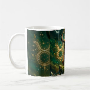Caneca de Café com Signo de Touro para Homens   As