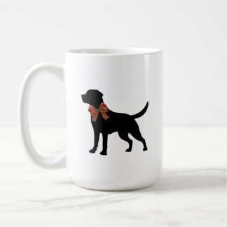 Caneca de Café com Silhueta de Cachorro Labrador R