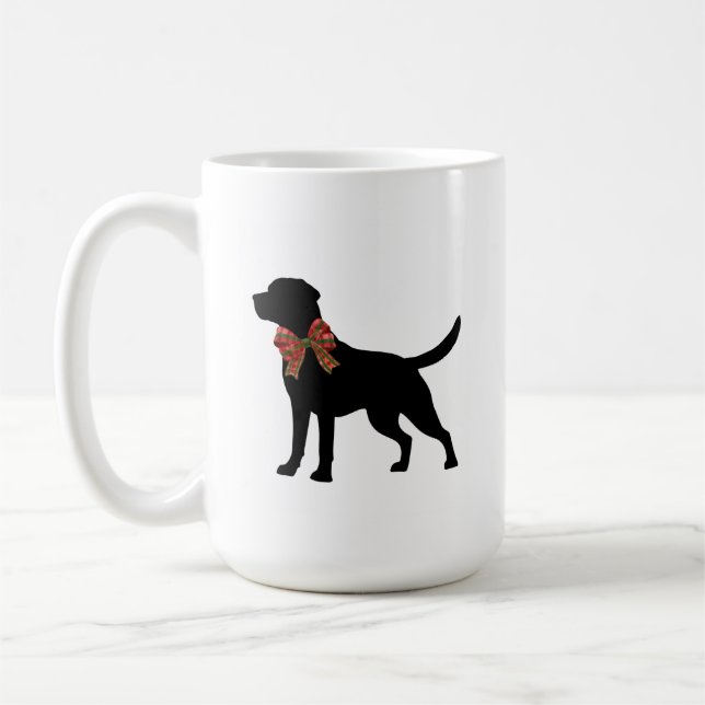 Caneca de Café com Silhueta de Cachorro Labrador R (Esquerda)