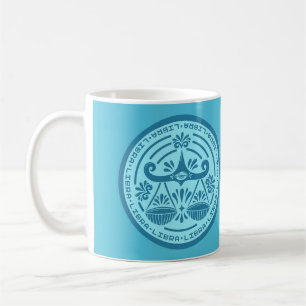 Caneca de Café com Símbolo de Libra do Zodíaco