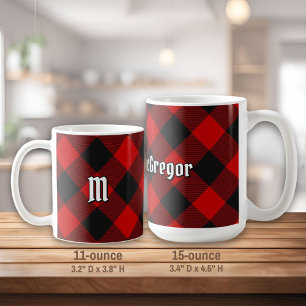 Caneca de Café com Tartã MacGregor Rob Roy