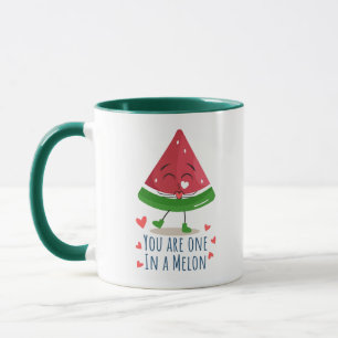 Caneca de Café com Tema de Frutas Estéticas