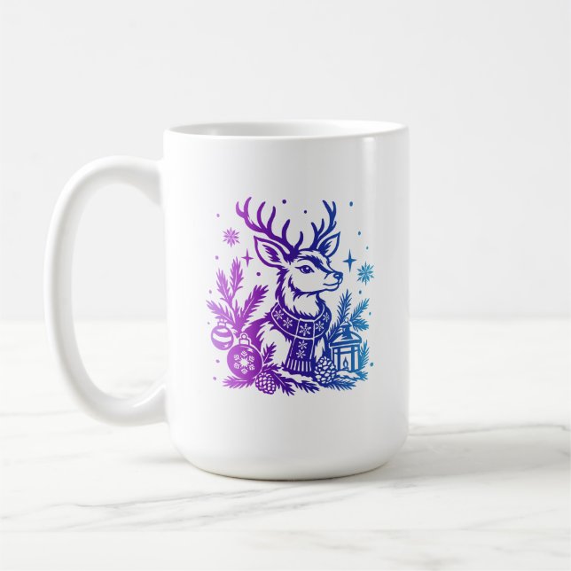 Caneca De Café Com tema de inverno  (Esquerda)