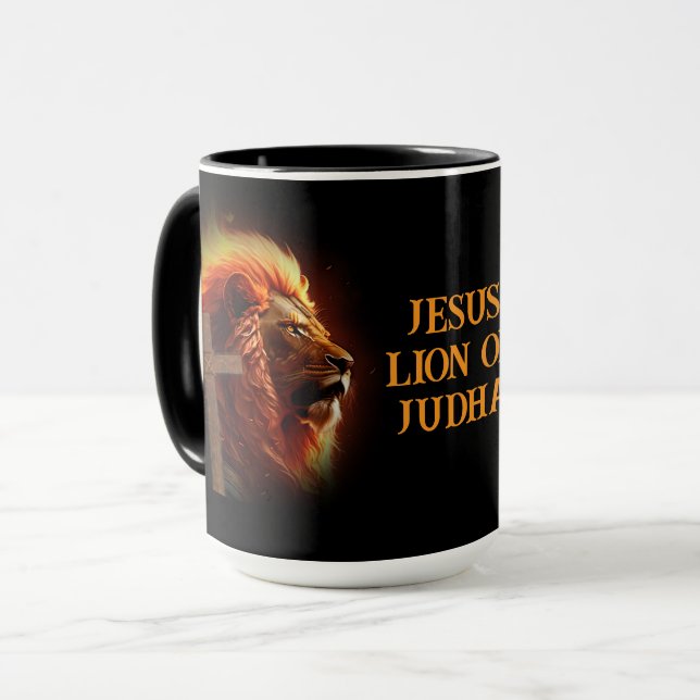 Caneca de café com texto e imagem personalizados L (Frente Esquerda)