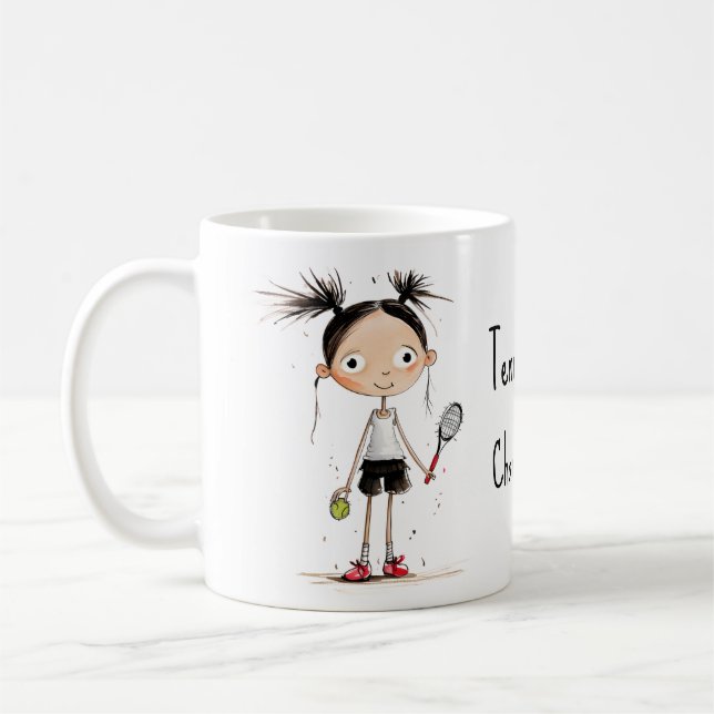 Caneca De Café Com texto, fofa tênis estrela (Esquerda)