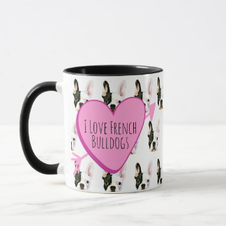 Caneca de Café com Texto Personalizado Bulldog Fra