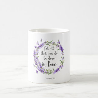 Caneca de Café com Versículo Bíblico