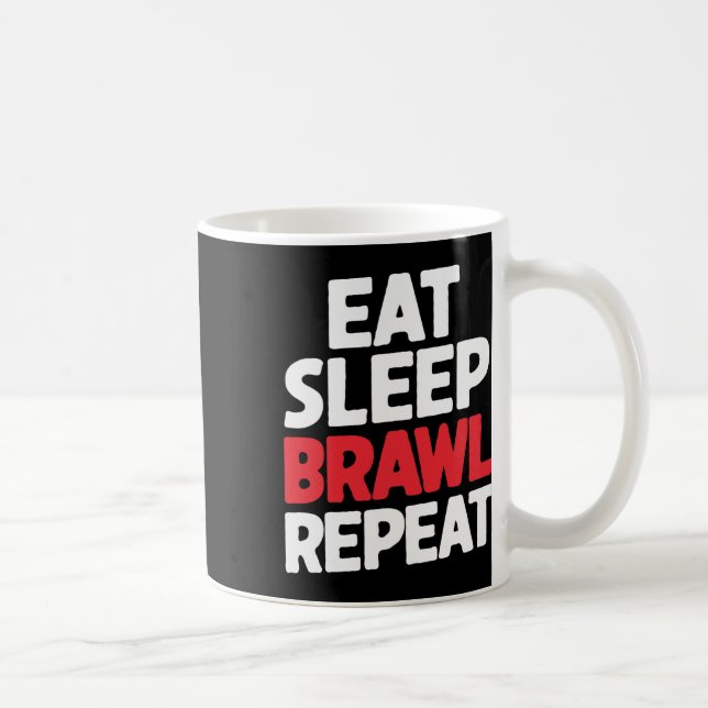 Caneca De Café Coma a Barreira do Sono Repetir Estrelas Engraçada (Direita)