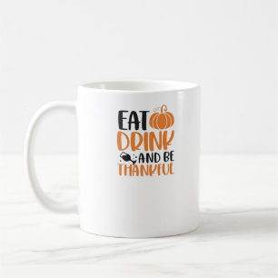 Caneca De Café Coma Bebida E Seja Mínimo Assustador