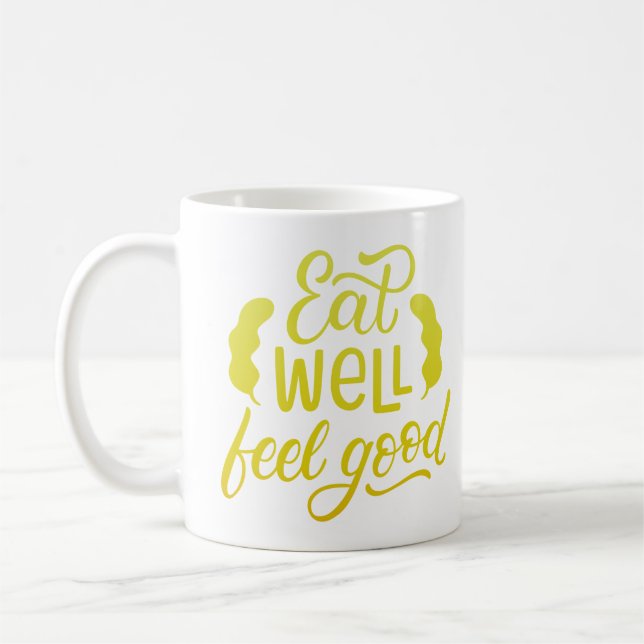 CANECA DE CAFÉ COMA BEM SINTA-SE BEM (Esquerda)