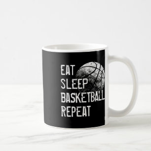 Caneca De Café Coma Bysketbyll Do Sono Repetir Para Homens Menina