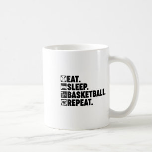 Caneca De Café Coma Desenho Do Sono Repetir Homens Mulheres Jogad