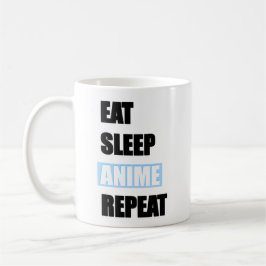 Caneca De Café Coma, Dorme, Anime, Repita!