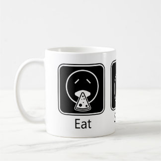 Caneca De Café Coma, Dorme, Jogo