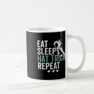 Caneca De Café Coma Dormir Hat Trick Repetir Legal Disco de Hocke