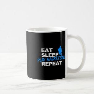 Caneca De Café Coma Durma Brinque Esqueleto Repita