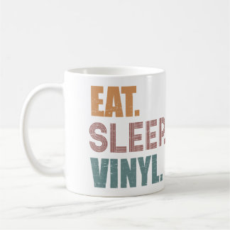 Caneca De Café Coma. Durma. Vinil.