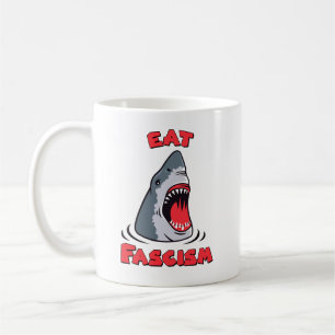 Caneca De Café Coma Fascismo Anti-Fascismo