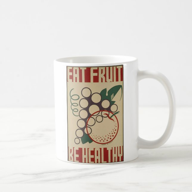 Caneca De Café Coma Fruta - 1938 (Direita)