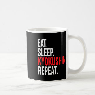 Caneca De Café Coma Kyokushin Repetir Karatê Japonês Kung Fu
