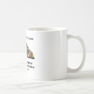 Caneca De Café Coma mais baixo na cadeia alimentar (os vegetais)