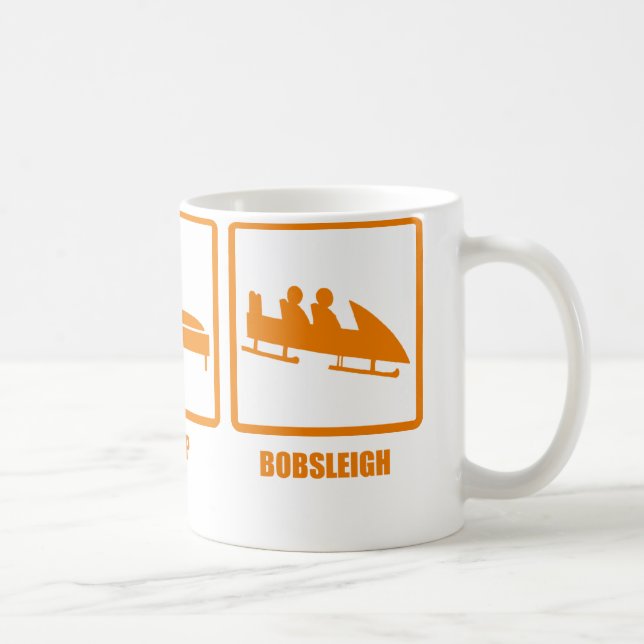 Caneca De Café Coma o Bobsleigh do sono (Direita)