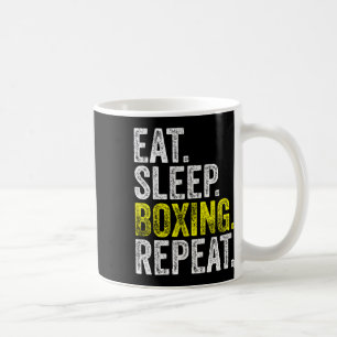 Caneca De Café Coma o Boxing Repetit Boxer Fighter Fighting Wor
