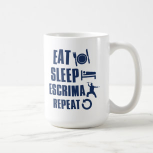 Caneca De Café Coma o escrima do sono