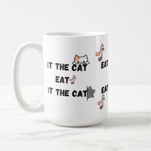 Caneca De Café Coma o Gato Engraçado