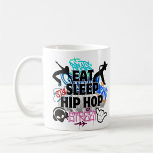 Caneca De Café Coma o Hiphop do Sono.w