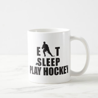 Caneca De Café Coma o hóquei do jogo do sono