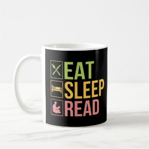 Caneca De Café Coma o livro de Nerd de leitura do modo de latênci