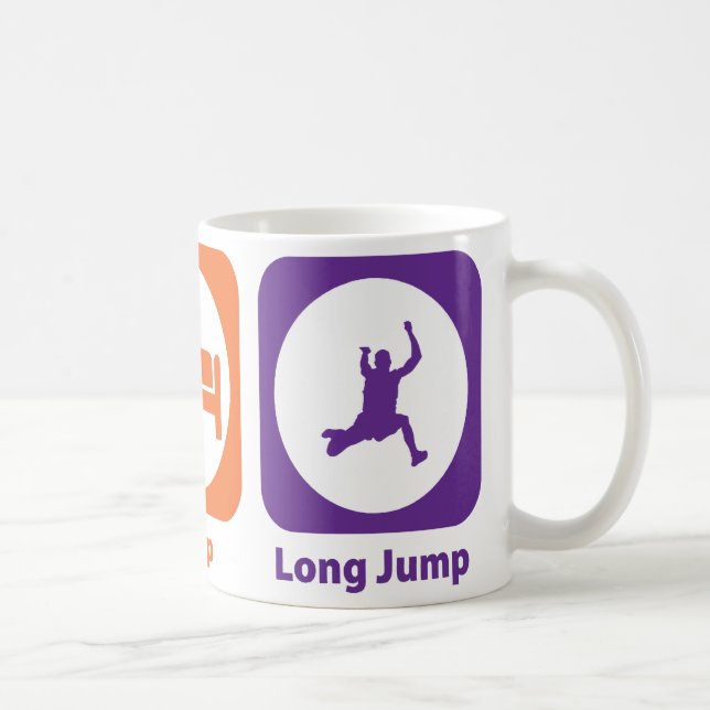Caneca De Café Coma o salto longo do sono (Direita)