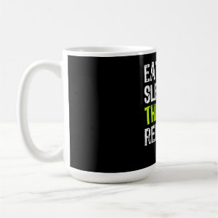 Caneca De Café Coma O Sono Após Repetir A Atriz Do Ator Após Pres