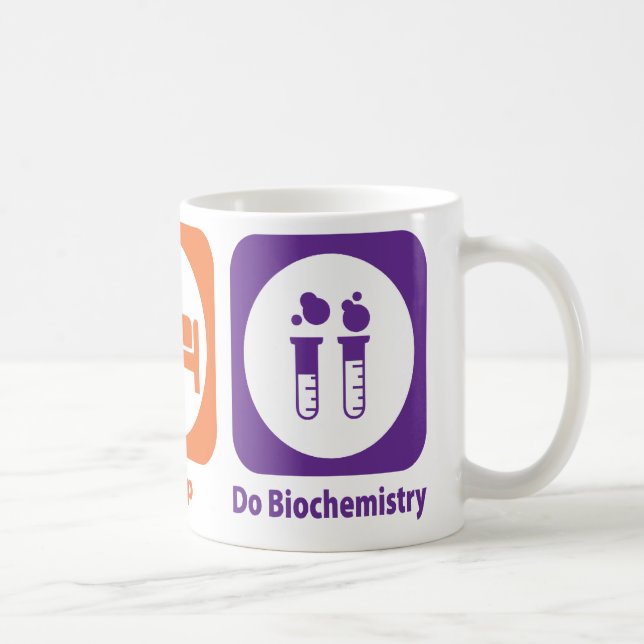 Caneca De Café Coma o sono fazem a bioquímica (Direita)