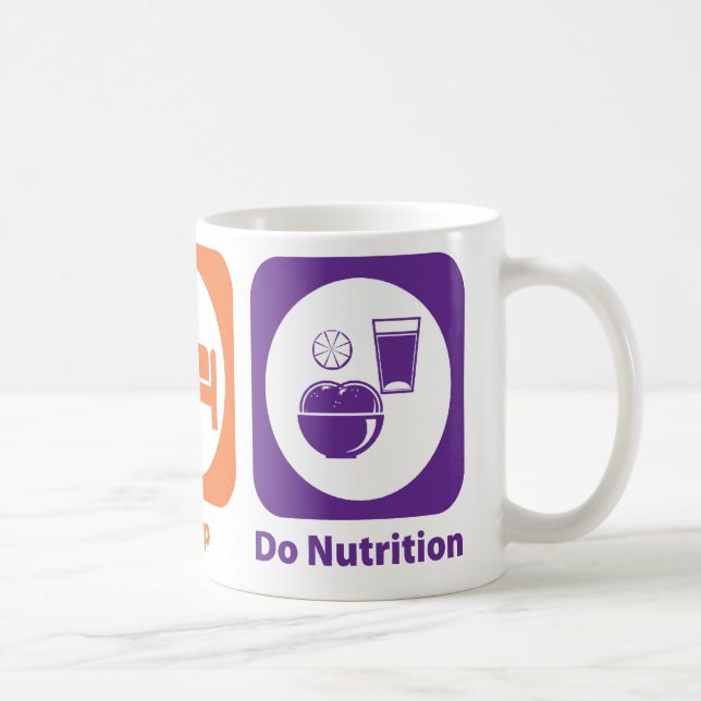 Caneca De Café Coma o sono fazem a nutrição (Direita)