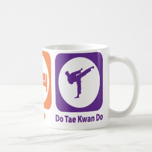 Caneca De Café Coma o sono fazem Tae Kwan fazem