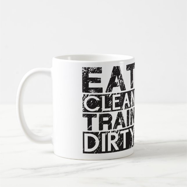 Caneca De Café Coma o trem limpo sujo (Esquerda)